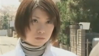 ショートの美人四十路人妻の不倫セックス