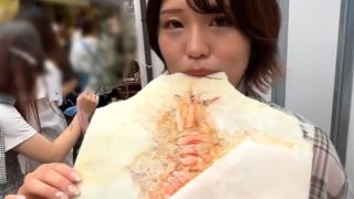 【かぐや凛】Hカップの巨乳美容師と江ノ島デートでパコパコ生ハメ生中出し♡