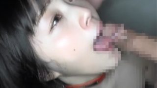 【鈴原エミリ】首輪を付けられたエッチ大好きお姉さんがフェラ抜きごっくんしちゃう♡