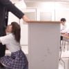 【麻里梨夏（広瀬りりあ）】フェラ処刑人JKがとことんフェラ責め！教壇の影に隠れて教師のチンポを鬼フェラ！イッても止めない追撃フェラでとことん絞りヌク♡
